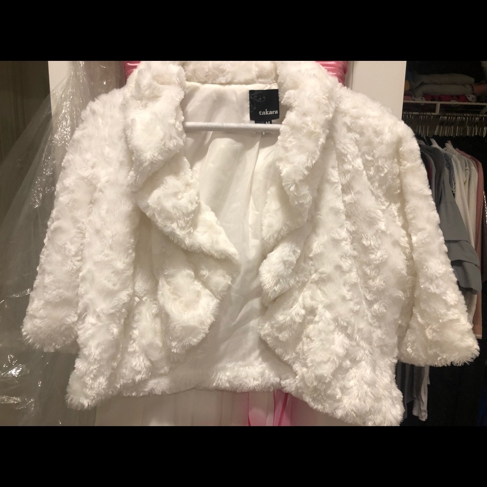 White and pink prom dress - Picture 5 of 6